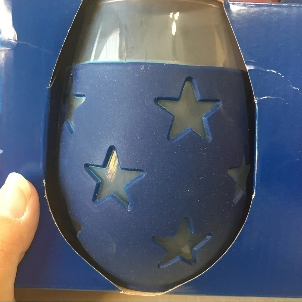 Celebrate Together™ Americana 2-pc. Stars Stemless Wine Glass Set - 2 sets